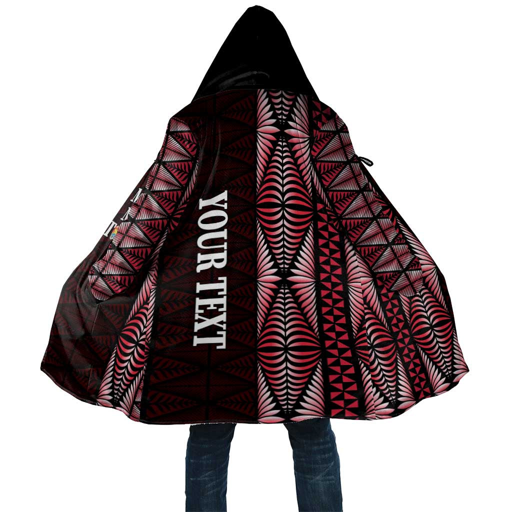 Tonga Rugby Personalised Cloak 2025 Mate Maa Tonga Ngatu Motif - Polynesian Pride