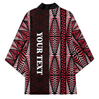 Tonga Rugby Personalised Kimono 2025 Mate Maa Tonga Ngatu Motif - Polynesian Pride