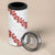 White Sunday Tonga Fakame 4 in 1 Can Cooler Tumbler Tongan Ngatu Heilala Lei - Polynesian Pride