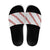 White Sunday Tonga Fakame Slide Sandals Tongan Ngatu Heilala Lei - Polynesian Pride