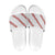 White Sunday Tonga Fakame Slide Sandals Tongan Ngatu Heilala Lei - Polynesian Pride