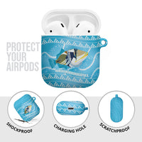 Aloha Hawaii Humuhumu Reef Triggerfish AirPods Case Hawaiian Leis Kakau Pattern LT14 - Polynesian Pride