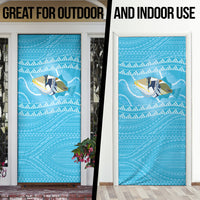 Aloha Hawaii Humuhumu Reef Triggerfish Door Cover Hawaiian Leis Kakau Pattern LT14 - Polynesian Pride