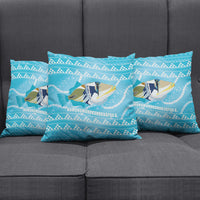 Aloha Hawaii Humuhumu Reef Triggerfish Pillow Cover Hawaiian Leis Kakau Pattern LT14 - Polynesian Pride