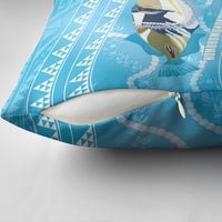 Aloha Hawaii Humuhumu Reef Triggerfish Pillow Cover Hawaiian Leis Kakau Pattern LT14 - Polynesian Pride