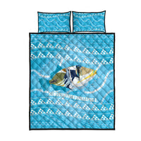 Aloha Hawaii Humuhumu Reef Triggerfish Quilt Bed Set Hawaiian Leis Kakau Pattern LT14 - Polynesian Pride