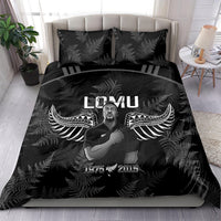 New Zealand Silver Fern Rugby Bedding Set Aotearoa Godfather Proud Gone But Never Forgotten LT14 - Polynesian Pride