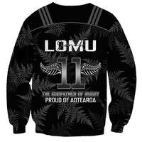 New Zealand Silver Fern Rugby Sweatshirt Aotearoa Godfather Proud Gone But Never Forgotten LT14 - Polynesian Pride