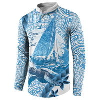 New Zealand Saling Button Sweatshirt Aotearoa Yacht Racing - Born To Sail