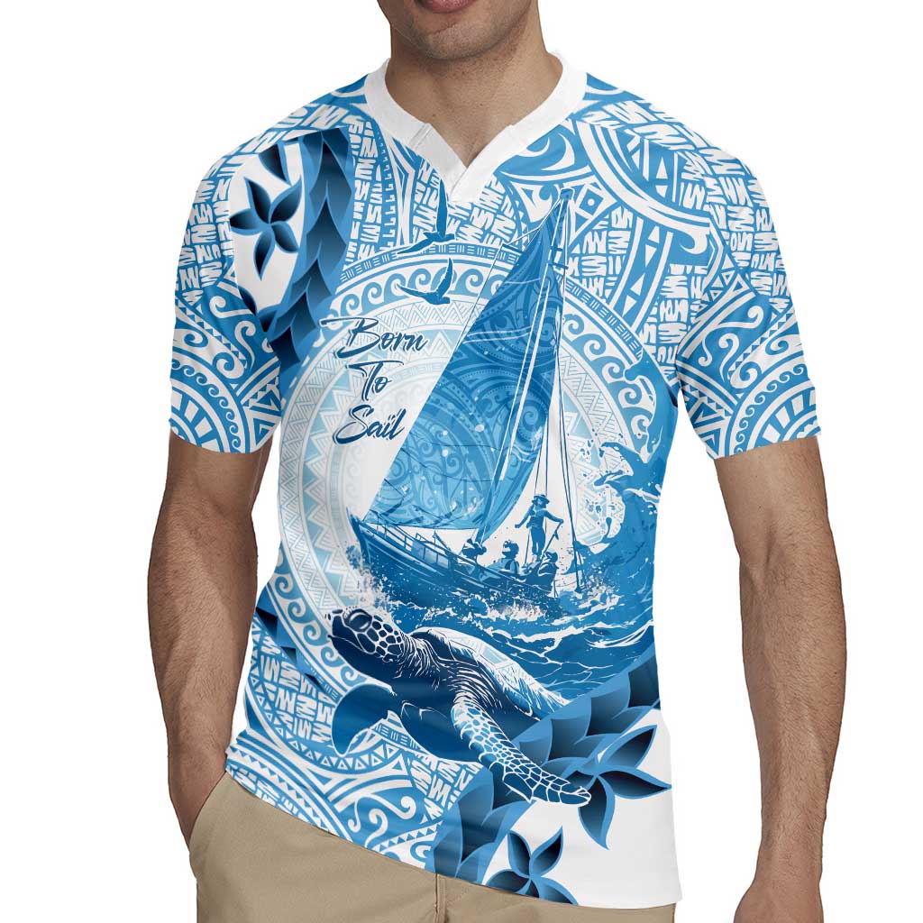 New Zealand Saling Rugby Jersey Aotearoa Yacht Racing - Born To Sail