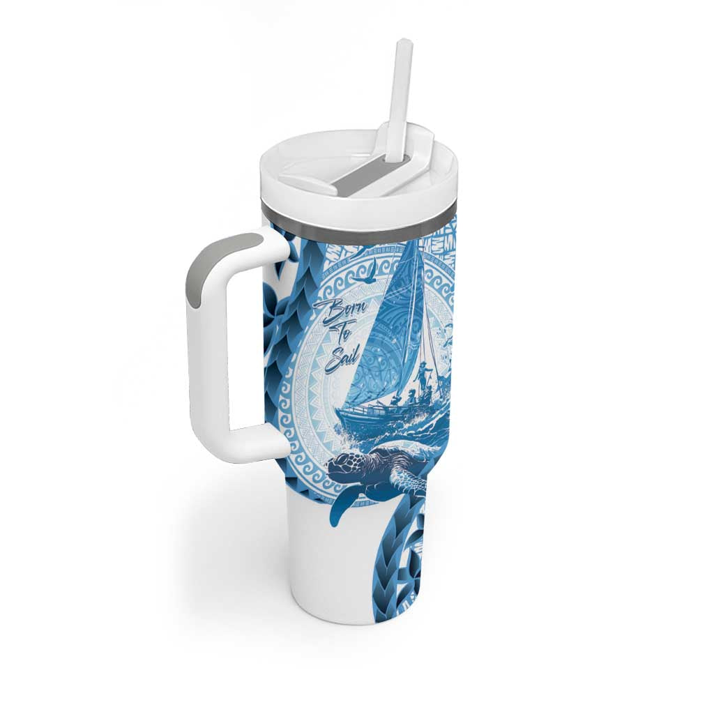 New Zealand Saling Tumbler With Handle Aotearoa Yacht Racing - Born To Sail