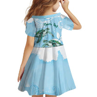 Personalised Polynesia Valentine's Day Family Matching Summer Maxi Dress and Hawaiian Shirt SeaTurtle Couple Polynesian - Fairy Sparkles Color