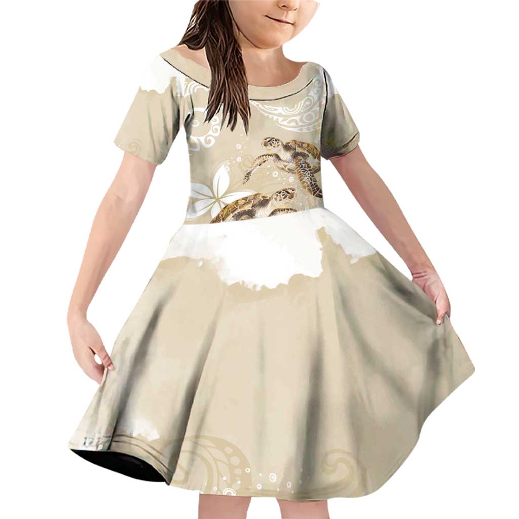 Happy Valentine's Day Polynesia Family Matching Off Shoulder Short Dress and Hawaiian Shirt SeaTurtle Couple Polynesian - Pollinate Color