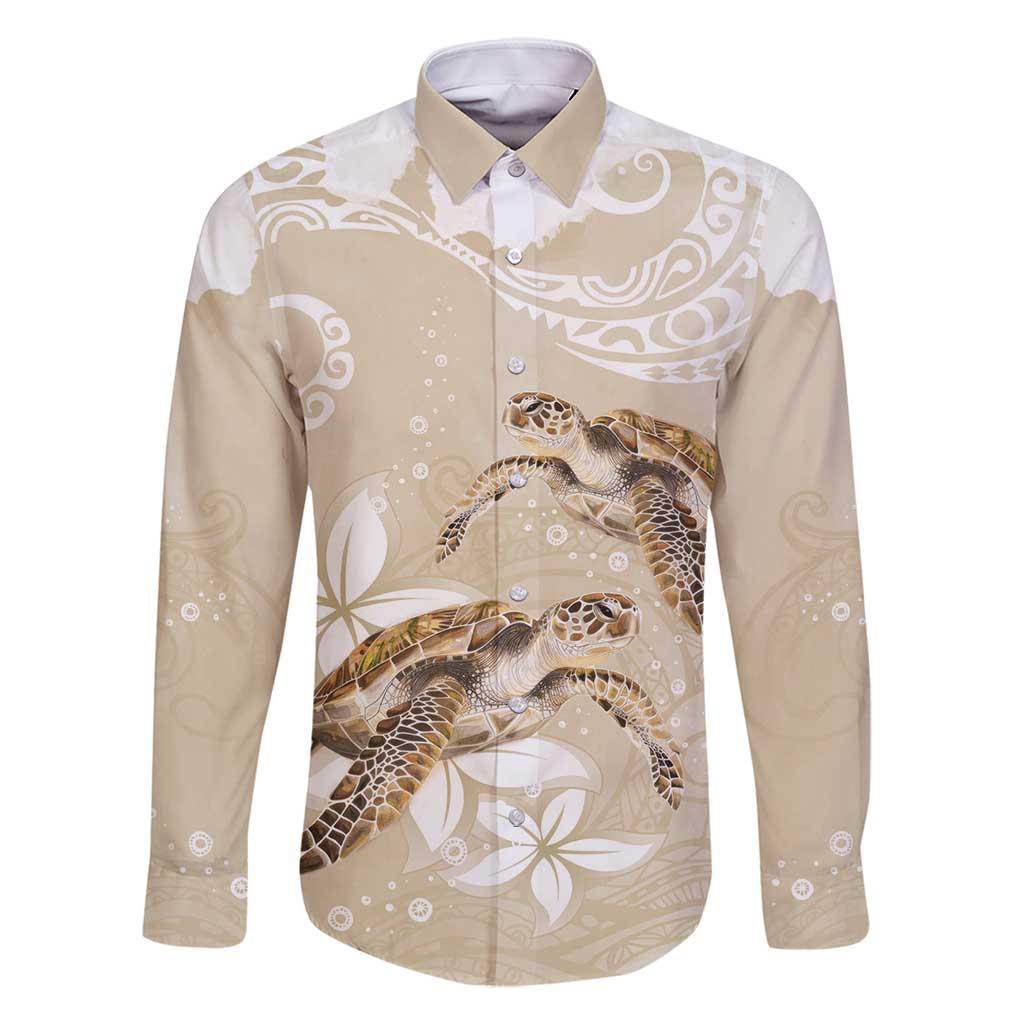 Happy Valentine's Day Polynesia Family Matching Summer Maxi Dress and Hawaiian Shirt SeaTurtle Couple Polynesian - Pollinate Color