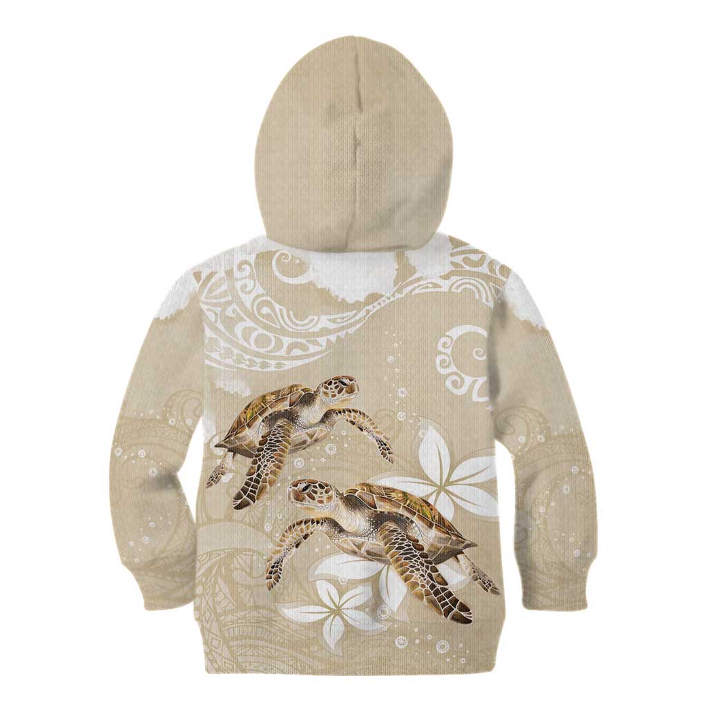 Happy Valentine's Day Polynesia Kid Hoodie SeaTurtle Couple Polynesian - Pollinate Color LT14 - Polynesian Pride