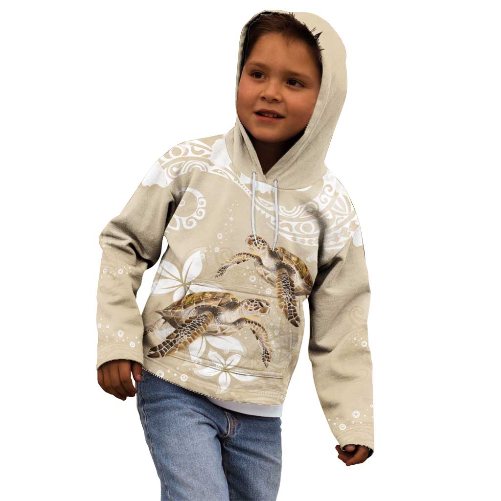 Happy Valentine's Day Polynesia Kid Hoodie SeaTurtle Couple Polynesian - Pollinate Color LT14 - Polynesian Pride