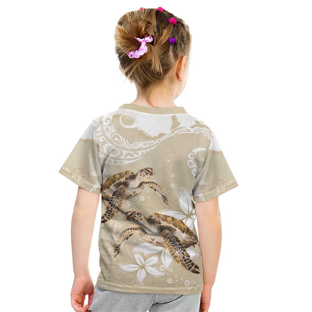 Happy Valentine's Day Polynesia Kid T Shirt SeaTurtle Couple Polynesian - Pollinate Color LT14 - Polynesian Pride
