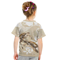 Happy Valentine's Day Polynesia Kid T Shirt SeaTurtle Couple Polynesian - Pollinate Color LT14 - Polynesian Pride
