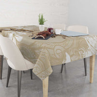 Happy Valentine's Day Polynesia Tablecloth SeaTurtle Couple Polynesian - Pollinate Color