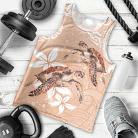 Happy Valentine's Day Polynesia Men Tank Top SeaTurtle Couple Polynesian - Desert Sand Color LT14 - Polynesian Pride
