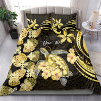 Personalised Aloha Hawaii Oahu Island Bedding Set Gathering Place Sea Turtle Ilima Flowers LT14 - Polynesian Pride
