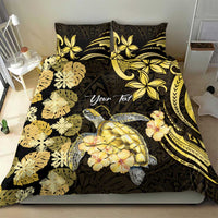Personalised Aloha Hawaii Oahu Island Bedding Set Gathering Place Sea Turtle Ilima Flowers LT14 - Polynesian Pride