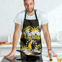 Personalised Cook Islands Aitutaki Apron Tiare Maori Polynesian Waves Tattoo