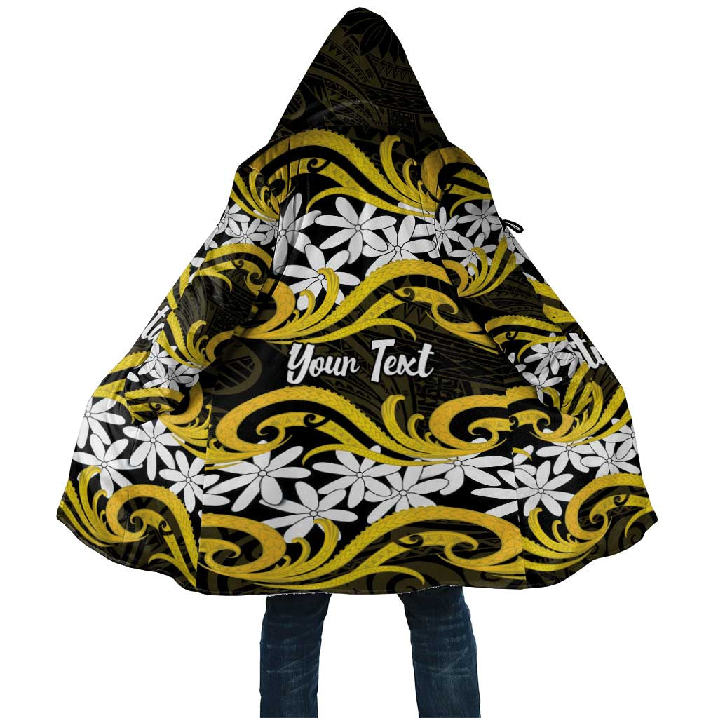 Personalised Cook Islands Aitutaki Cloak Tiare Maori Polynesian Waves Tattoo