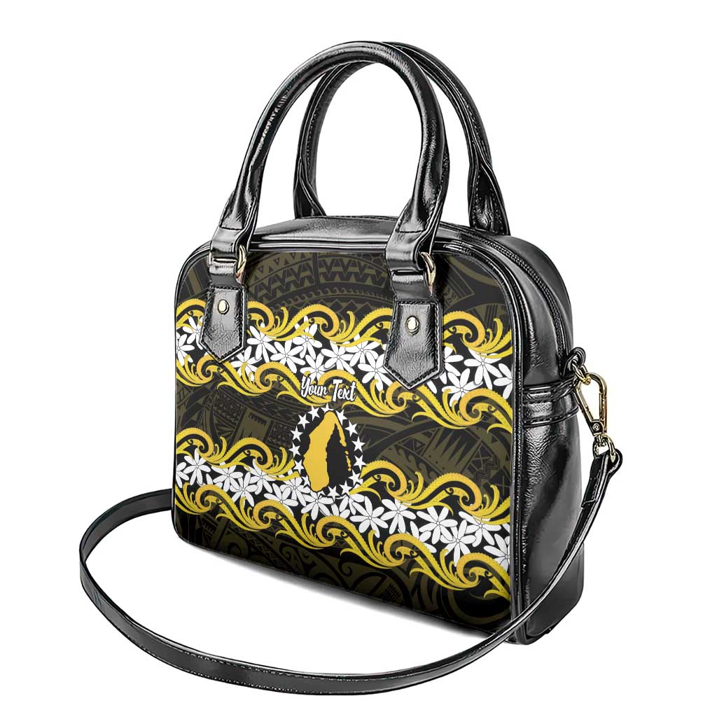 Personalised Cook Islands Aitutaki Shoulder Handbag Tiare Maori Polynesian Waves Tattoo LT14 - Polynesian Pride