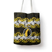 Personalised Cook Islands Aitutaki Tote Bag Tiare Maori Polynesian Waves Tattoo