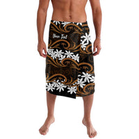 Personalised Cook Islands Rakahanga Lavalava Tiare Maori Polynesian Waves Tattoo