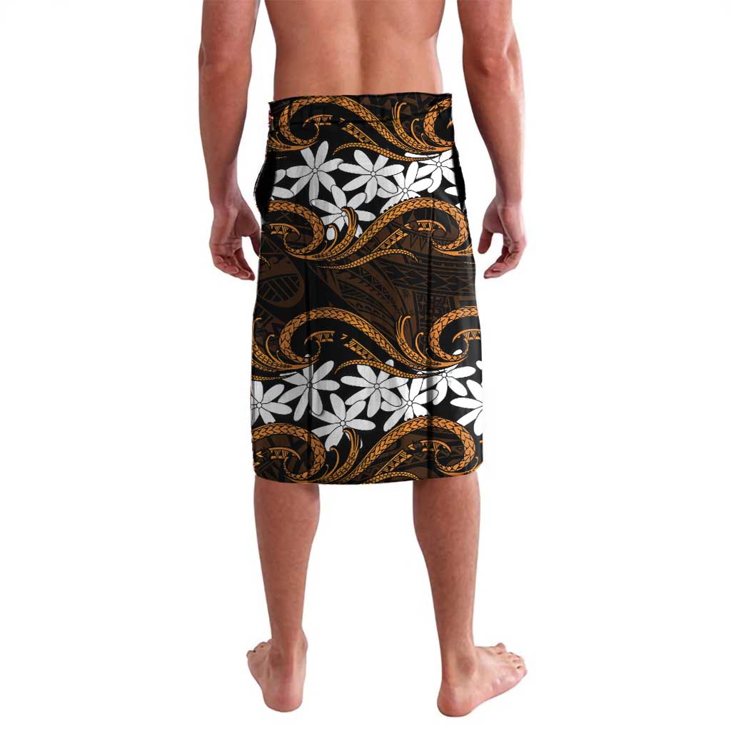 Personalised Cook Islands Rakahanga Lavalava Tiare Maori Polynesian Waves Tattoo