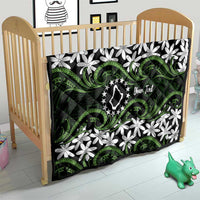 Personalised Cook Islands Palmerston Quilt Tiare Maori Polynesian Waves Tattoo LT14 - Polynesian Pride