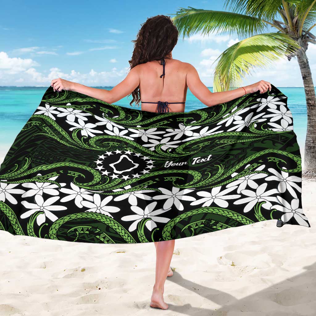 Personalised Cook Islands Palmerston Sarong Tiare Maori Polynesian Waves Tattoo LT14 - Polynesian Pride