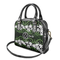 Personalised Cook Islands Palmerston Shoulder Handbag Tiare Maori Polynesian Waves Tattoo LT14 - Polynesian Pride