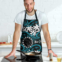 Personalised Cook Islands Penrhyn Atoll Apron Tiare Maori Polynesian Waves Tattoo