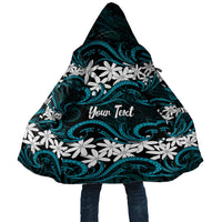 Personalised Cook Islands Penrhyn Atoll Cloak Tiare Maori Polynesian Waves Tattoo