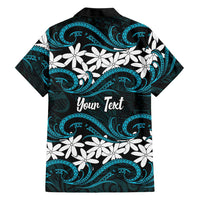 Personalised Cook Islands Penrhyn Atoll Hawaiian Shirt Tiare Maori Polynesian Waves Tattoo LT14 - Polynesian Pride