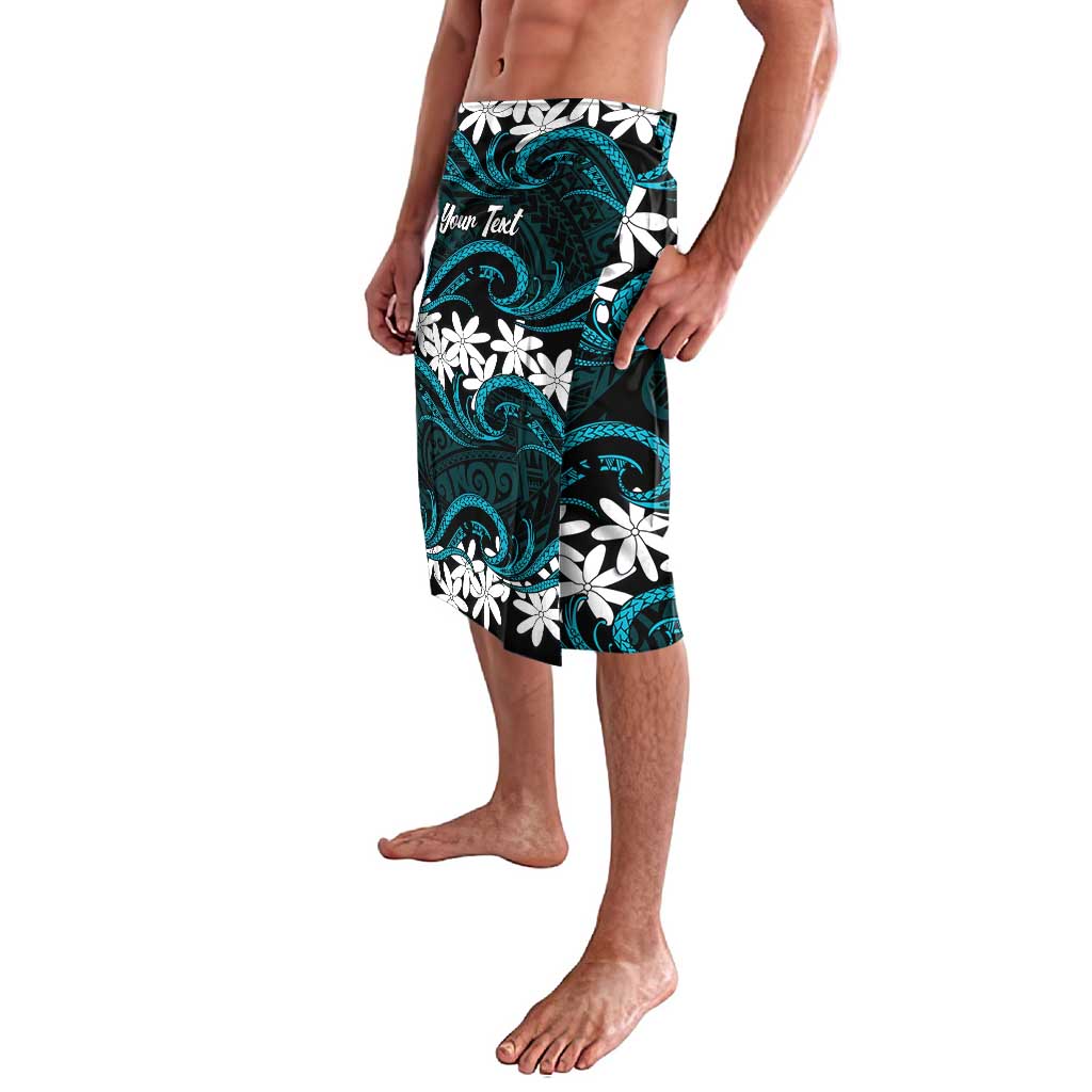 Personalised Cook Islands Penrhyn Atoll Lavalava Tiare Maori Polynesian Waves Tattoo LT14 - Polynesian Pride