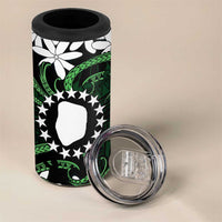 Personalised Cook Islands Mitiaro 4 in 1 Can Cooler Tumbler Tiare Maori Polynesian Waves Tattoo LT14 - Polynesian Pride