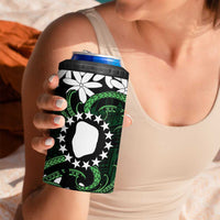 Personalised Cook Islands Mitiaro 4 in 1 Can Cooler Tumbler Tiare Maori Polynesian Waves Tattoo LT14 - Polynesian Pride