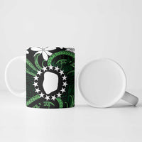 Personalised Cook Islands Mitiaro Ceramic Mug Tiare Maori Polynesian Waves Tattoo