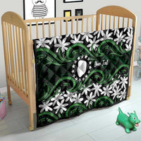 Personalised Cook Islands Mitiaro Quilt Tiare Maori Polynesian Waves Tattoo