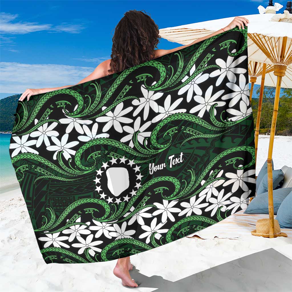 Personalised Cook Islands Mitiaro Sarong Tiare Maori Polynesian Waves Tattoo