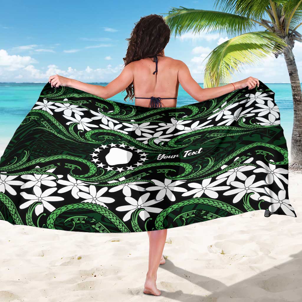 Personalised Cook Islands Mitiaro Sarong Tiare Maori Polynesian Waves Tattoo