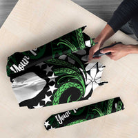 Personalised Cook Islands Mitiaro Umbrella Tiare Maori Polynesian Waves Tattoo