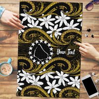 Personalised Cook Islands Manihiki Puzzle Tiare Maori Polynesian Waves Tattoo