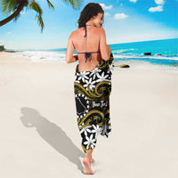 Personalised Cook Islands Manihiki Sarong Tiare Maori Polynesian Waves Tattoo
