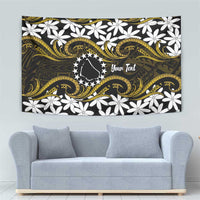 Personalised Cook Islands Manihiki Tapestry Tiare Maori Polynesian Waves Tattoo