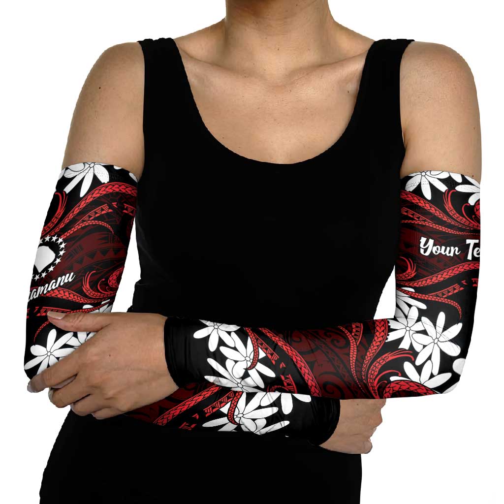 Personalised Cook Islands Atiu Enuamanu Arm Sleeves Tiare Maori Polynesian Waves Tattoo LT14 - Polynesian Pride